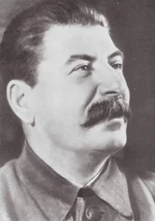 Ritratto di Joseph Stalin (foto b/n)