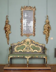 Canapé, 2° quarto del XVIII secolo