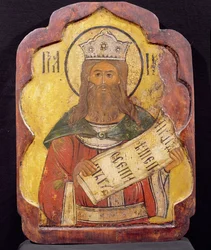 Re Davide, icona, ucraina
