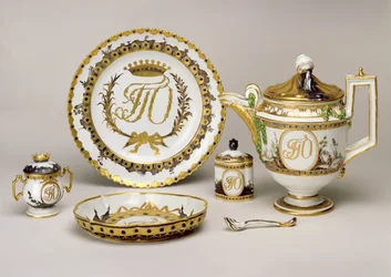 Servizio da tè Orlov della Fabbrica Imperiale di Porcellana, San Pietroburgo