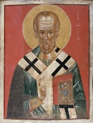 San Nicola, scuola di Novgorod, c.1300