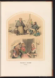 Costume tradizionale di Arnemuiden in Zelanda, 1857