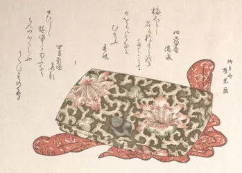 Borsa di pelle con fibbia a forma di cucciolo, probabilmente 1814