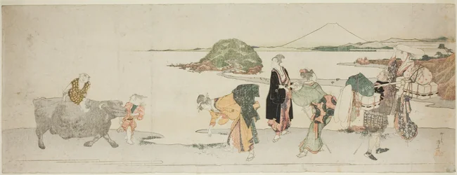 Sulla spiaggia di Shichirigahama