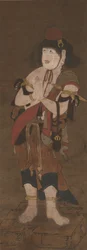 Assistente di Fudo Myoo, XIV secolo