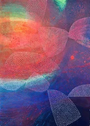 Punti astratti dai colori vivaci