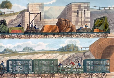 Treni sulla ferrovia Liverpool e Manchester, 1832-1833