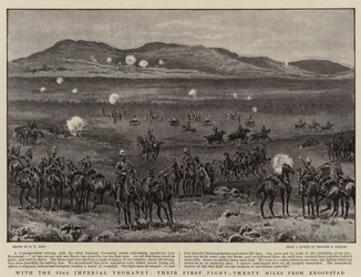 Con il 62° Yeomanry Imperiale, il loro Primo Combattimento, Venti Miglia da Kroonstad
