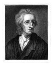 John Locke, filosofo inglese, 1825