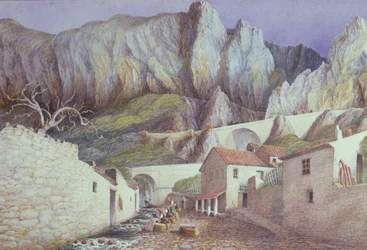 La gola a Mentone, 1882