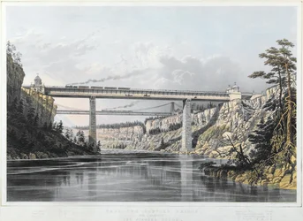 Grand Trunk Railway of Canada: Victoria Bridge, 1854