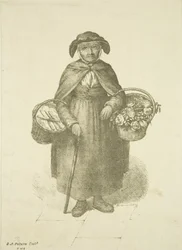 Vecchio venditore di fiori di Kingswood, c.1828