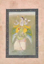 Vishnu su Garuda