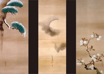 Neve, luna e fiori