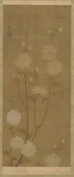 Rami di Ciliegio Pendenti in Fiore, periodo Edo