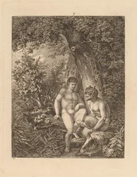 Due satiri in una foresta, 1777