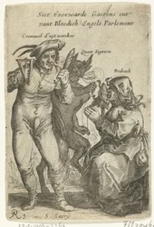 Caricatura di Cromwell, ca. 1652-1654
