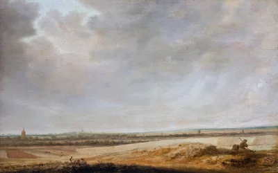 Paesaggio con campi di grano