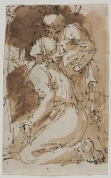 Studi di figure, c. 1640-1649