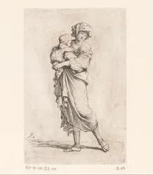 Donna con un bambino