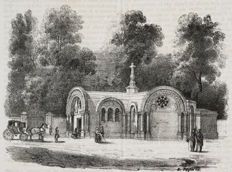 Cappella Reale di San Ferdinando, Sablonville, Francia, da Poliorama Pittoresco, n. 13, 4 novembre