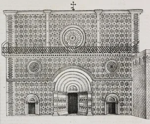 Facciata della basilica di Santa Maria di Collemaggio, L