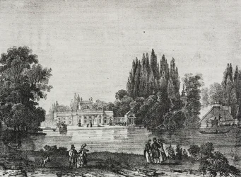 Palazzo Lazienki, Varsavia, Polonia, da Poliorama Pittoresco, n. 48, 9 luglio
