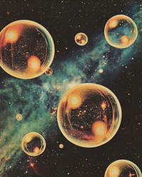 Bolle dorate cosmiche