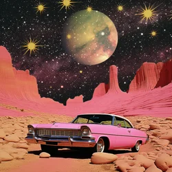 Giro nel deserto rosa cosmico