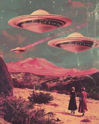 Incontro con un UFO nel deserto