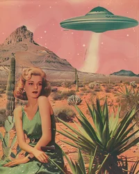 Incontro con un UFO nel deserto