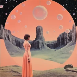 Donna elegante - Cielo alieno
