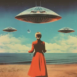 Misteriosi UFO sulla spiaggia
