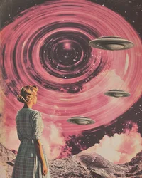 Una visione retrò della galassia fantascientifica
