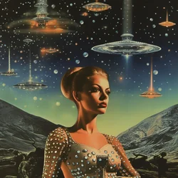 Glamour spaziale vintage