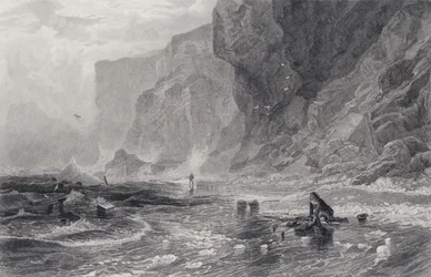 Illustrazione per Il pirata di Sir Walter Scott