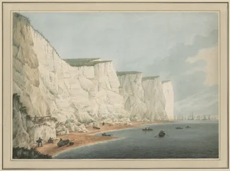 La flotta al largo della costa, Beachy Head, c. 1790-1805