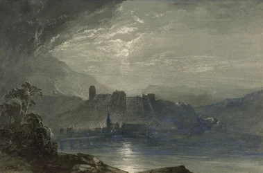 Paesaggio con castello