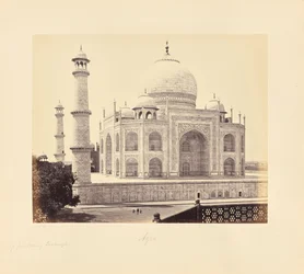 Agra; il Taj, dall