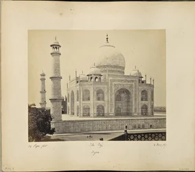 Agra; il Taj, dall