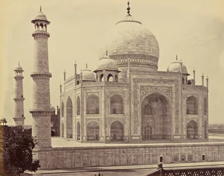Agra; il Taj, dall