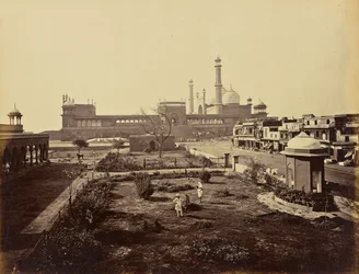 Delhi; il Jumma Musjid, da nord