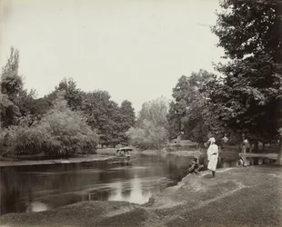 Canale Dhul sotto Chunar Bagh, Kashmir, c. 1865