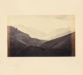 Serata in montagna, vista da sotto il passo del Manirung