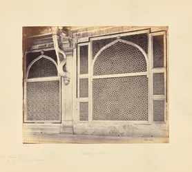 Fatehpur Sikri; due transenne di marmo nella tomba dello sceicco Selim Chishti