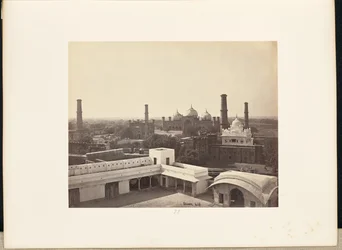Lahore; vista dal palazzo nel forte