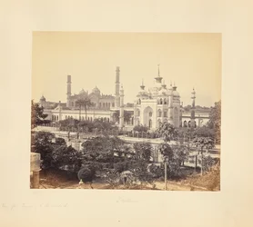 Lucknow; veduta dalla terrazza dell
