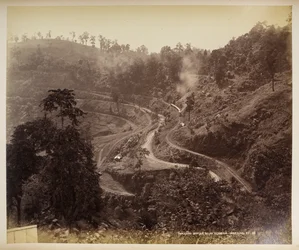 Stazione di inversione sotto Teendaria, Darjeeling, da 