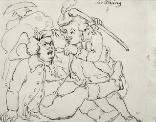 D. 757 "Bellezze pittoresche di Boswell" di Samuel Collings (fl.1780-90)