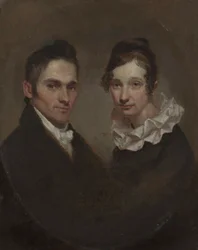 Reverendo (1789-1869) e signora Hiram Bingham (Sybil Mosely, † 1848)